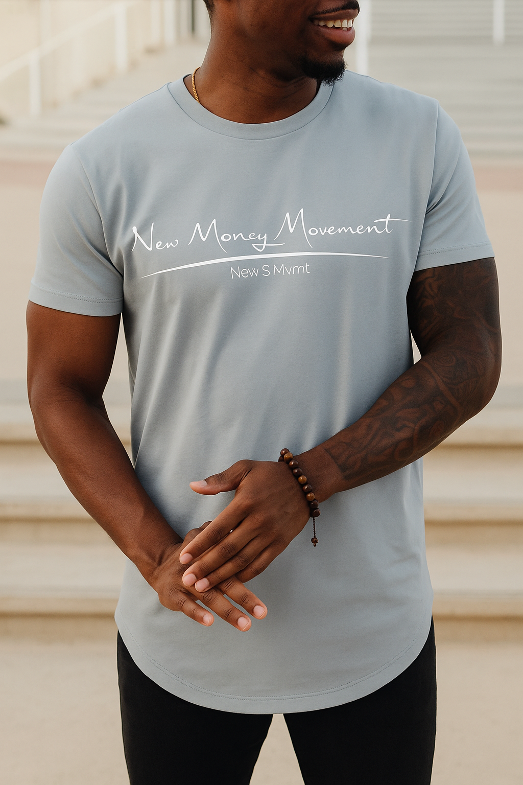 New $ Movement Short Sleeve Tee