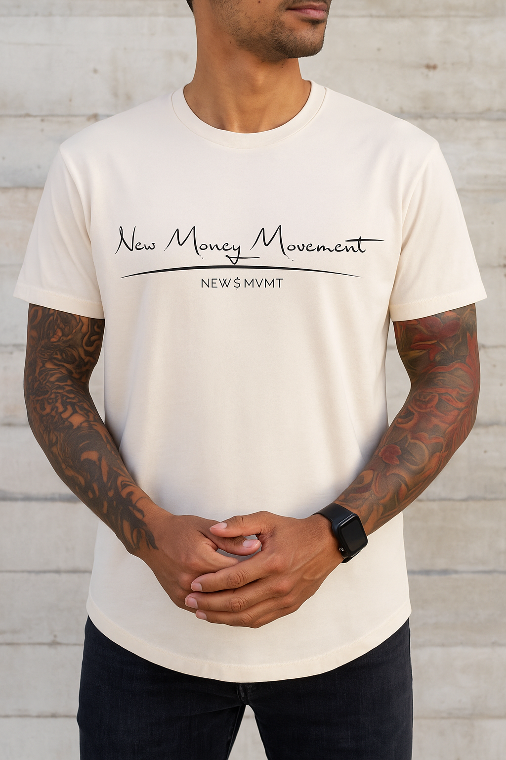 New $ Movement Short Sleeve Tee