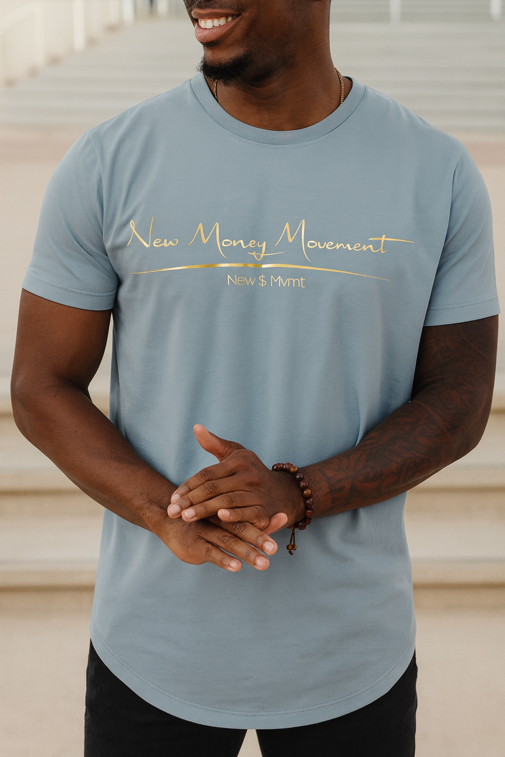 New $ Movement Short Sleeve Tee