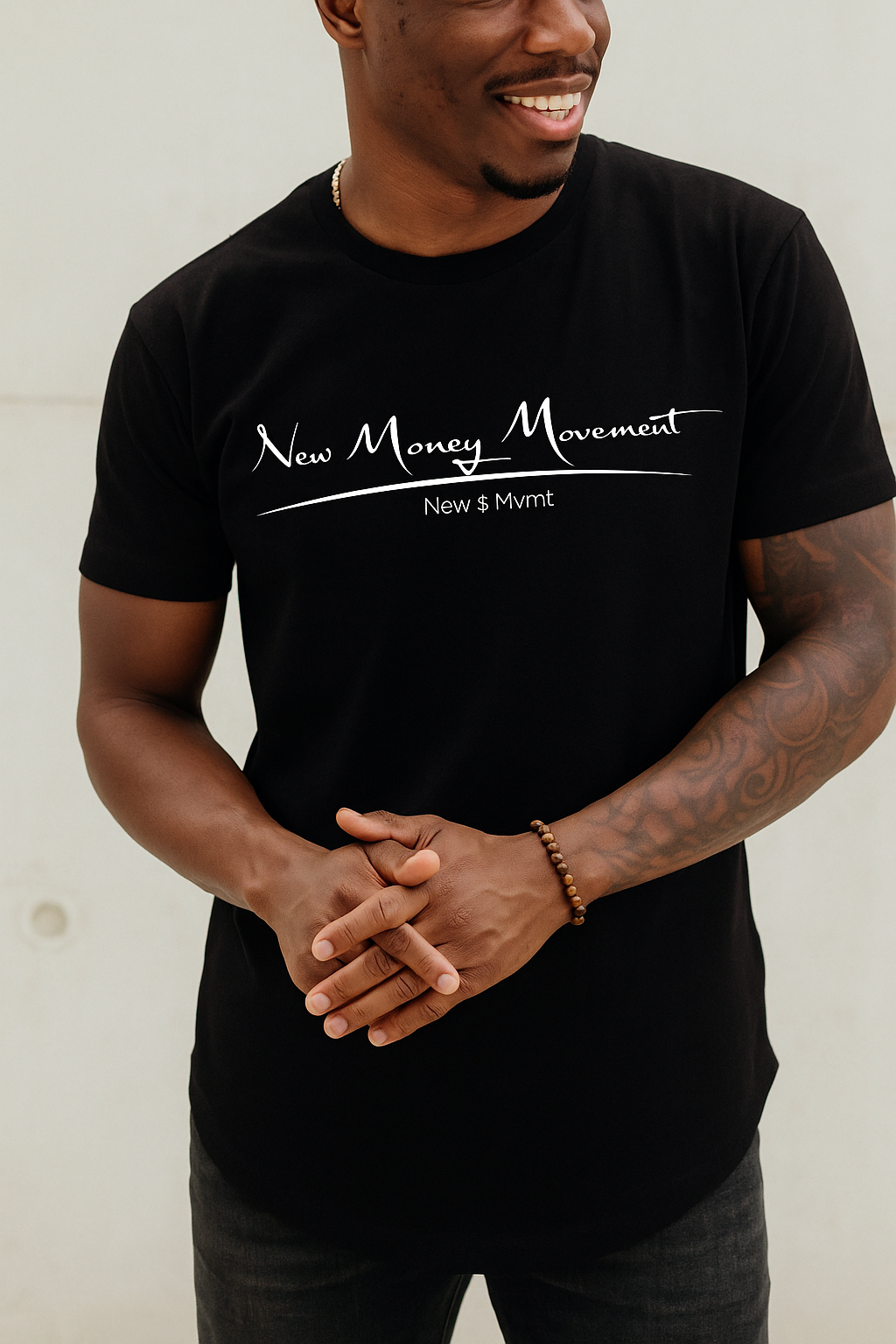 New $ Movement Short Sleeve Tee