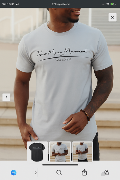New $ Movement Short Sleeve Tee