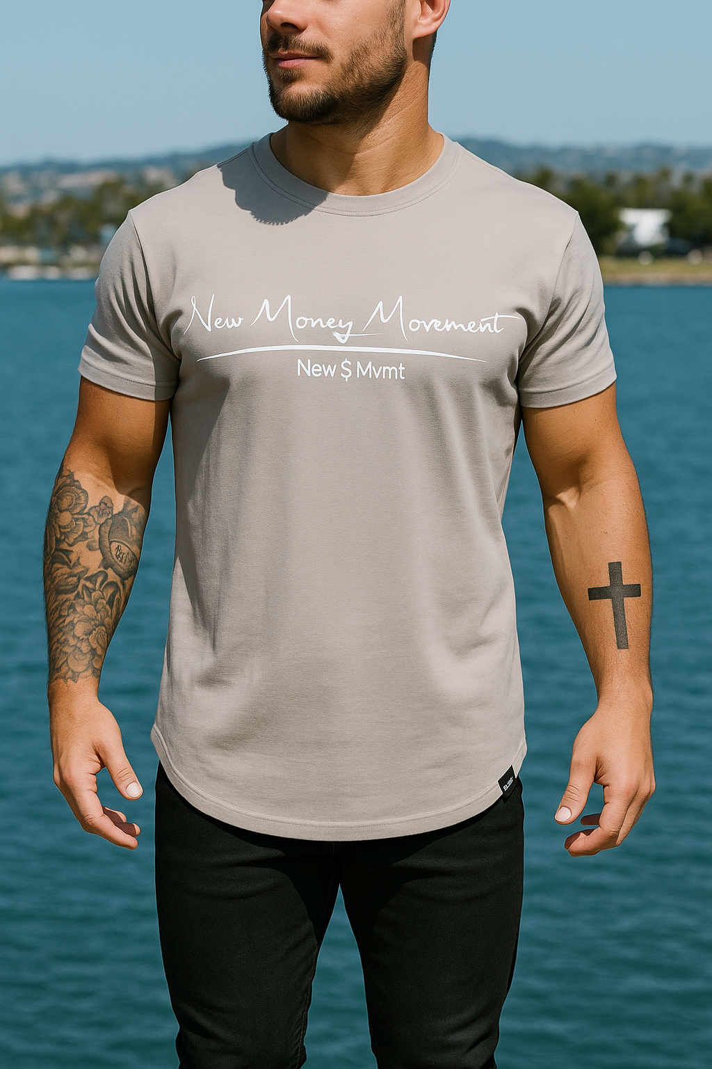 New $ Movement Short Sleeve Tee