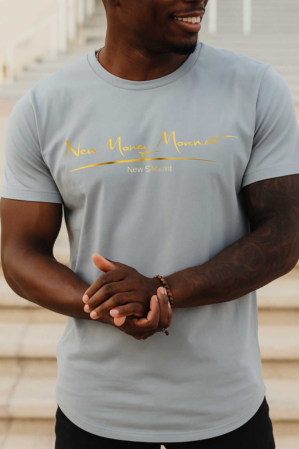 New $ Movement Short Sleeve Tee